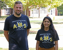 photo of Jeff and Mekhla student ambassadors