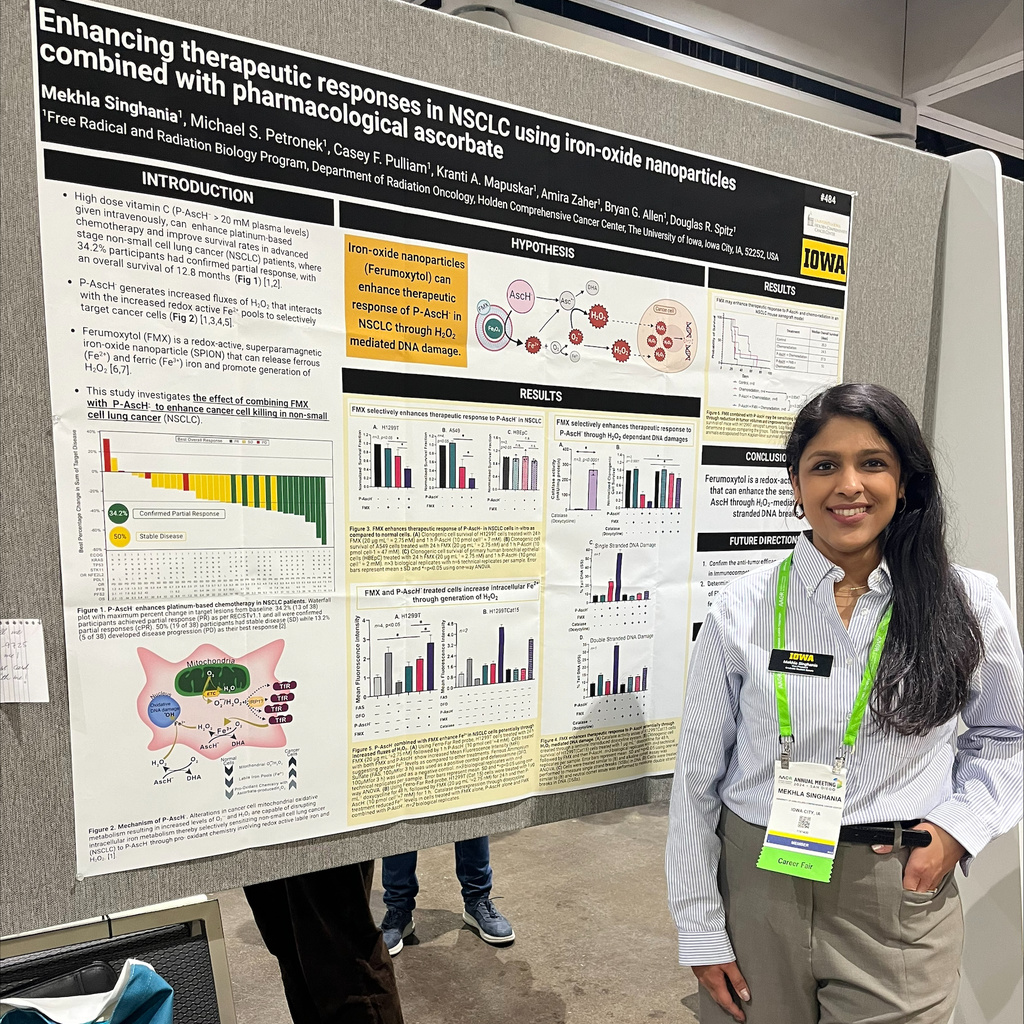 Mekhla presents at the AACR annual meeting